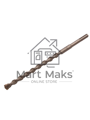 Бур по бетону Denzel двойная спираль, Cobalt W-tip, 14x260 мм, SDS PLUS