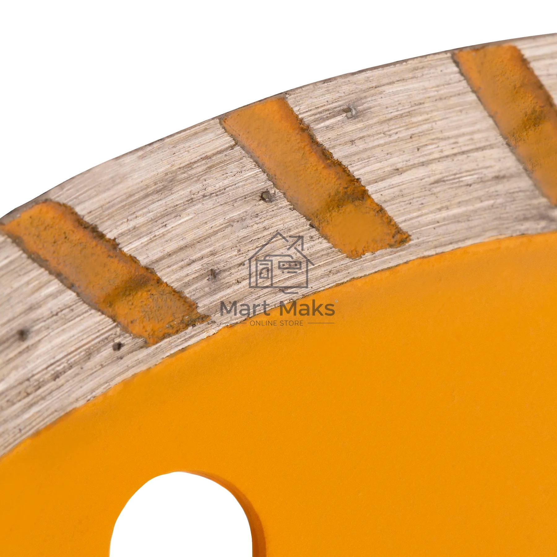 Диск алмазный отрезной Denzel ф125 х 22,2 мм, турбо, сухое резание