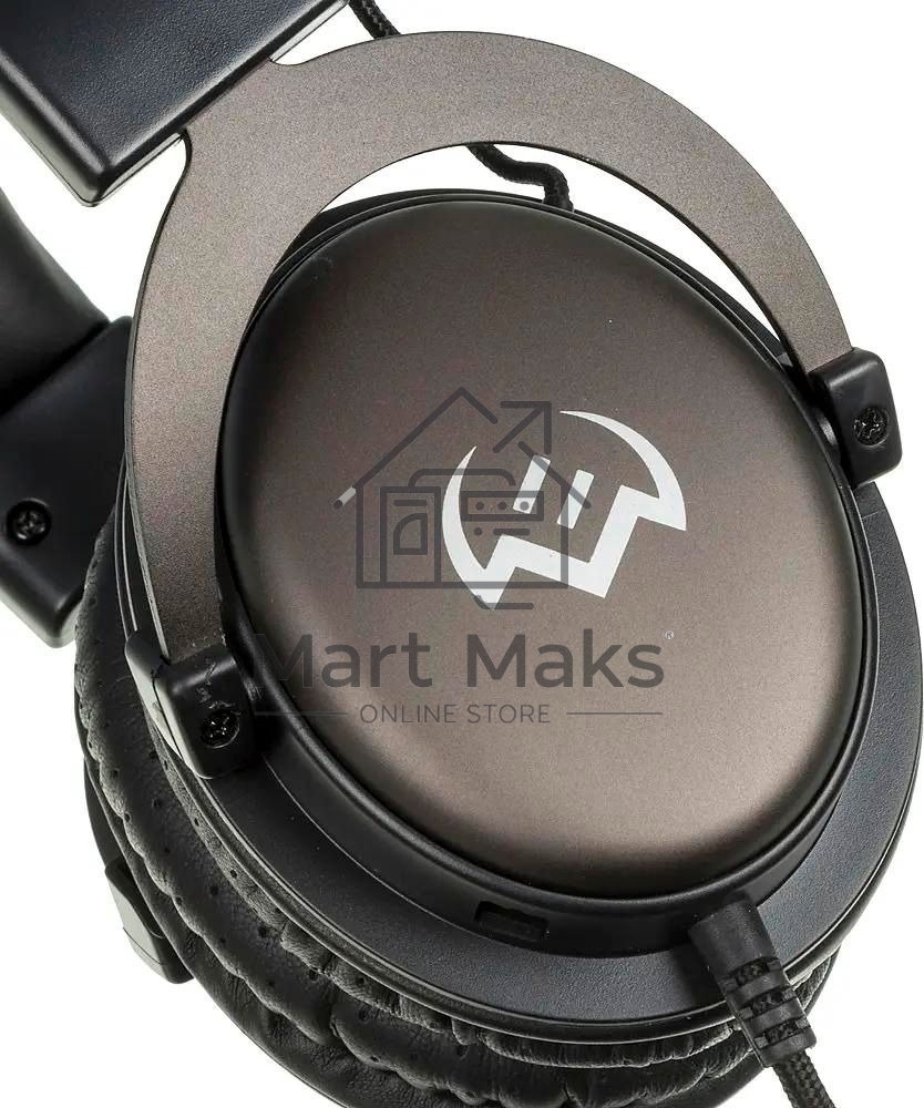 Гарнитура проводная игровая SVEN AP-G999MV с микрофоном серый (50 мм, мини-джек (стерео) O 3,5 мм (4 pin))