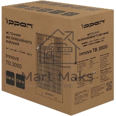 Источник бесперебойного питания Ippon Innova Tb 3000 / 3000 ВА / 2700 Вт / 6 x IEC 320 C13, 1 x IEC 320 С19