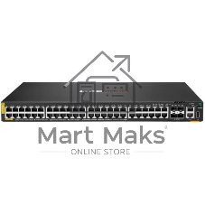 Коммутатор HPE Aruba Networking CX 6200F 48G Class 4 PoE 4SFP+ 740W, 48×1 Гбит/с PoE+ + 4×10 Гбит/с SFP+ Uplink, управляемый