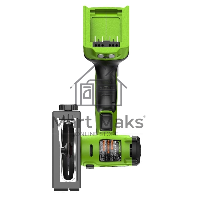 Угловая шлифовальная машина GreenWorks GD24UCS, 24V, без АКБ и ЗУ, аккумуляторная (3402007)