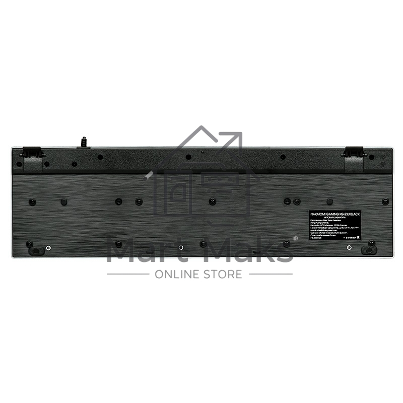 Клавиатура KG-23U BLACK Nakatomi Gaming - игровая с RGB-подсветкой, USB, черная 