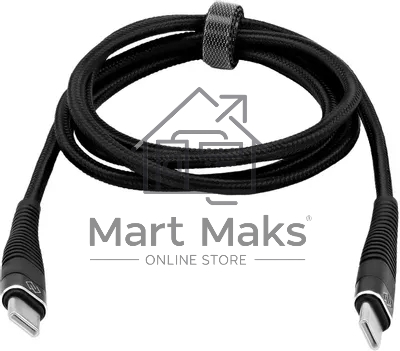 Кабель Digma DG-USBС-C-1M-100W USB Type-C (m)-USB Type-C (m) 1м черный