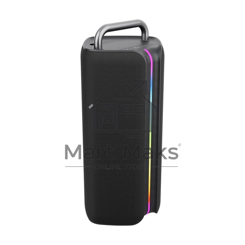 Колонка портативная Ural Молния Бит черный 420W 1.1 BT/3.5Jack/USB-C 10м 8000mAh (без.бат)