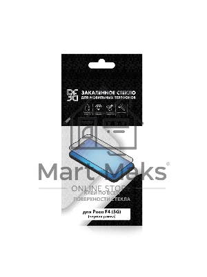 Защитное стекло для экрана DF poColor-10 для Xiaomi Poco F4 (5G) 2.5D, 1 шт, черный df pocolor-10 (black)
