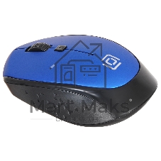 Мышь беспроводная Oklick 488MW синий/черный, 1600 dpi, радиоканал, USB, кнопки - 4