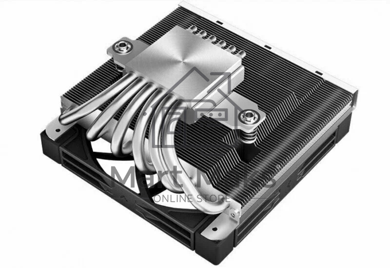 Кулер для процессора DEEPCOOL AN600 черный, 120 мм, алюминий, 1850 об/мин, 24.2 дБ, 4 pin, 180 Вт, 67 мм