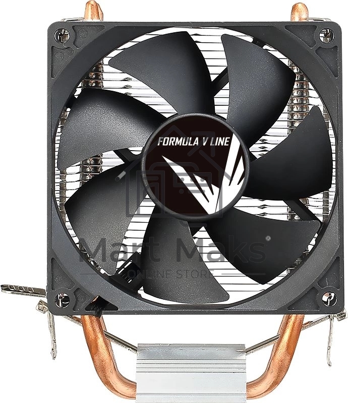 Устройство охлаждения (кулер) Aerocool Formula Ice Boid 2PSDB черный 90мм алюминий+медь 2100rpm 34db 4-pin 90W 135мм