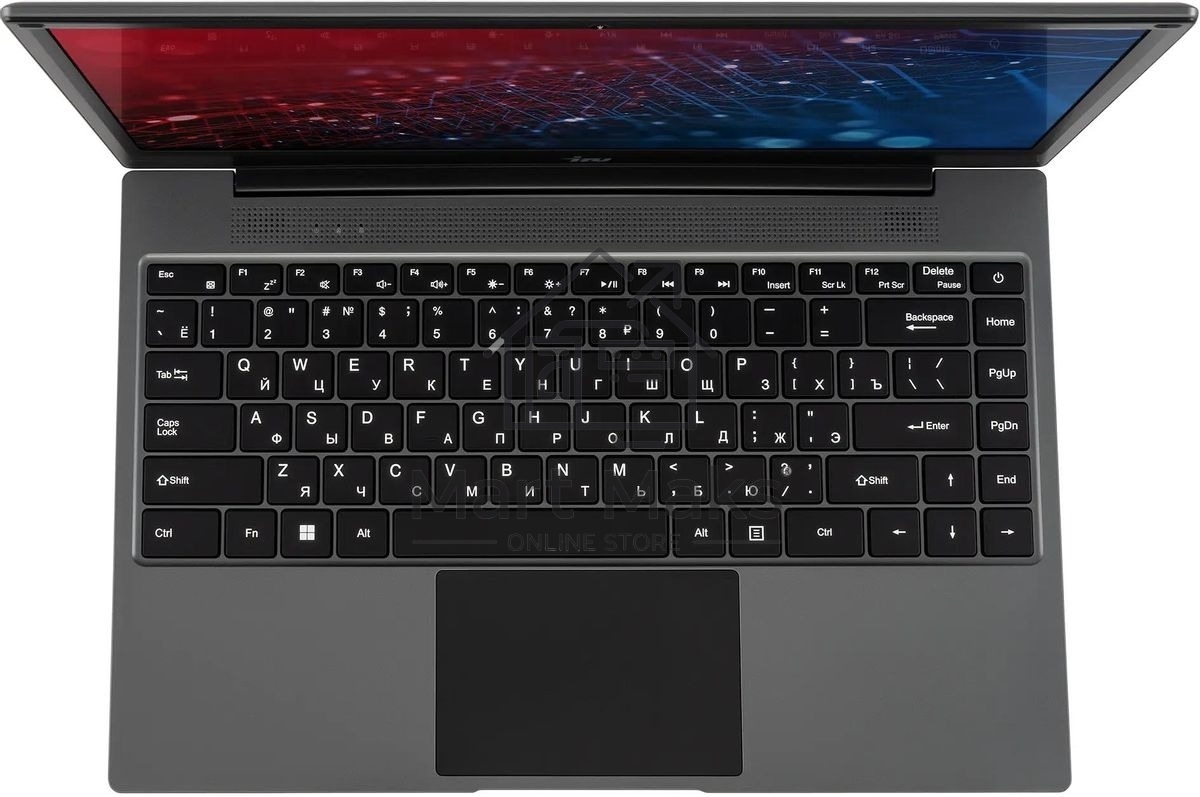 Ноутбук IRU Tactio 14RLH серый Ryzen 5 7430U 16Gb SSD512Gb AMD Radeon Graphics 14