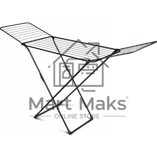 Сушилка для белья НИКА СБ2/Ч черная напольная складная 20м (197х53х111)