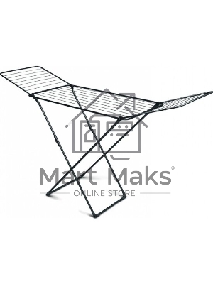 Сушилка для белья НИКА СБ2/Ч черная напольная складная 20м (197х53х111)