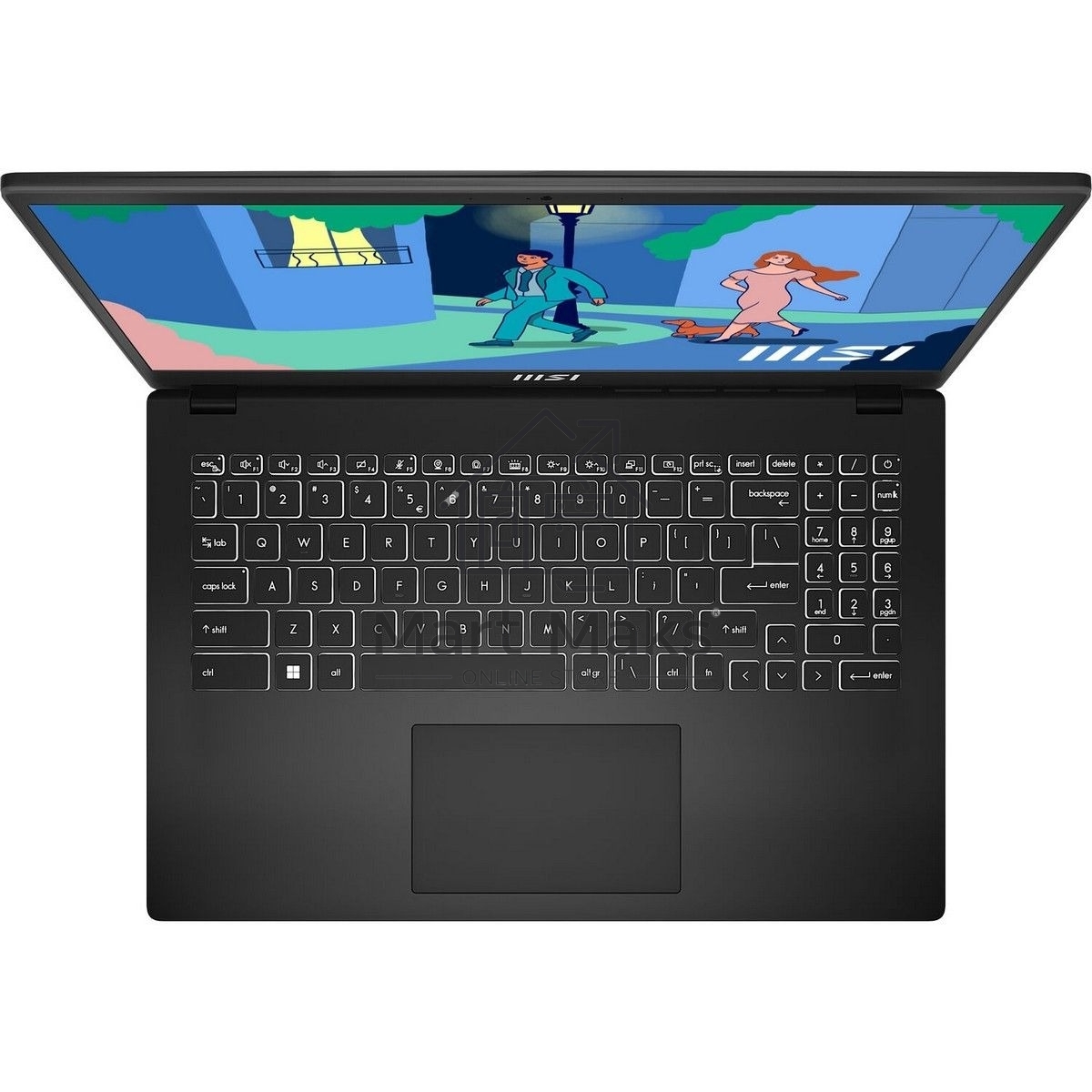 Ноутбук MSI Modern 15 B7M-472XRU AMD Ryzen 7 7730U/16Gb/SSD1Tb/15.6