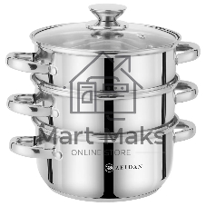 Пароварка трехъярусная Zeidan Z-501108