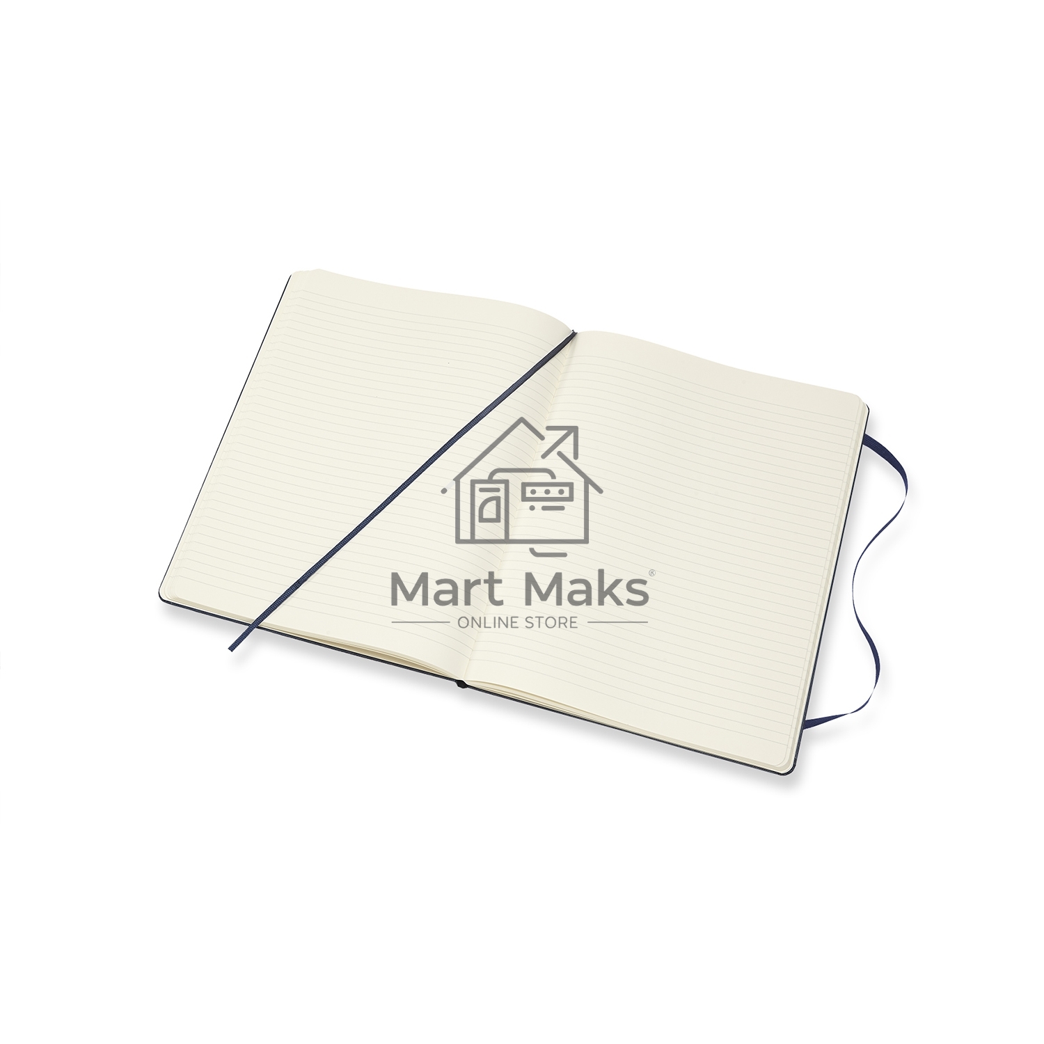 Блокнот Moleskine CLASSIC QP090B20 XLarge 190х250мм, 192 страниц, линейка, твердая обложка, синий