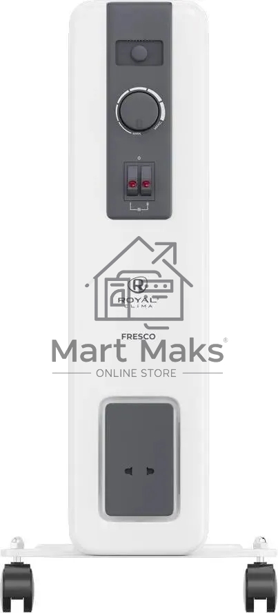 Радиатор масляный Royal Clima ROR-FR9-2000M 2000Вт белый/черный