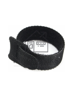 Хомуты-липучки на основе ленты Cablexpert Velcro VT-110x11BK 110 x 11 мм, черные (12 шт.)