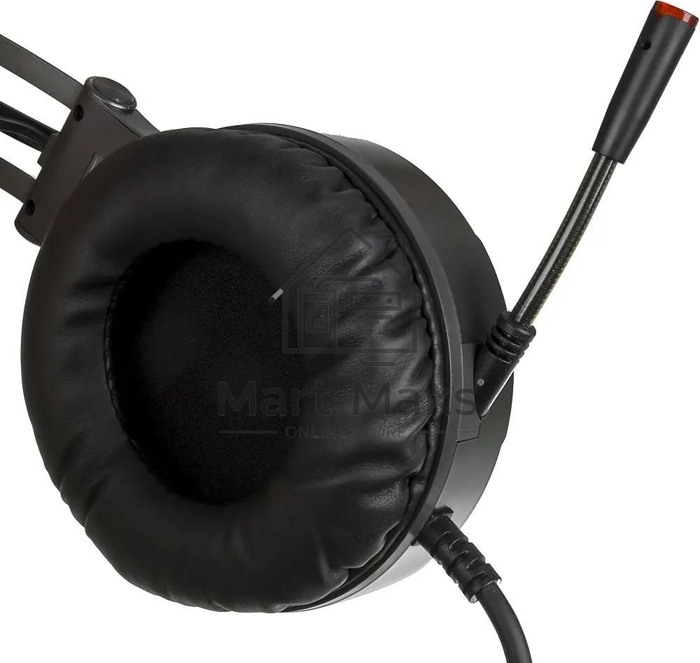 Гарнитура проводная с микрофоном A4Tech G530 черный/серый 1.8м мониторы оголовье