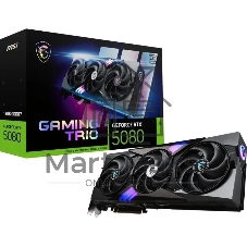 Видеокарта MSI RTX 5080 GAMING TRIO OC, 16Gb GDDR7, 256 bit, 3xDP, HDMI, GPU 2700 MHz