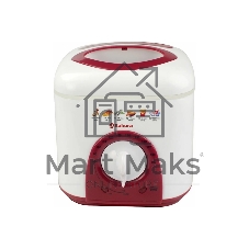Фритюрница Sakura SA-7654R белый/красный, 950 Вт, 1.0 л, 0.1 кг, антипригарное покрытие