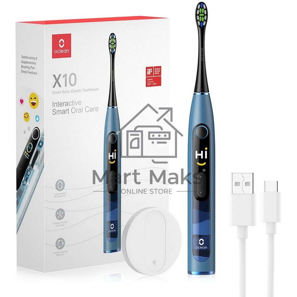 Зубная щетка электрическая Oclean X 10 R3100 синий
