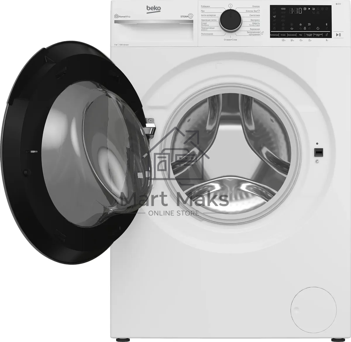 Стиральная машина Beko B3WFR572WB белый, загрузка фронтальная 7 кг, 1200 об/мин., класс: А