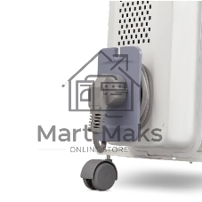 Обогреватель масляный Ballu CUBE BOH/CB-07W (7 секций), белый, 1500 Вт, 15 м2, механический термостат