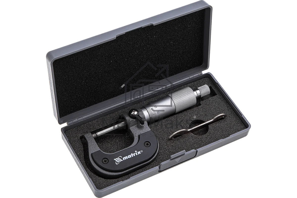 Микрометр механический MATRIX 317255, 0-25 мм