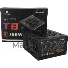 Блок питания Thermalright TR-TB750S, 750W 80 PLUS Bronze, (ATX, 3, PCIe 5.0, Non-modular, 1x24(20+4)pin 550мм, 1xCPU*2 8(4+4)pin 600+150мм, 1xPCIe*2 8(6+2)pin 500+150мм, 1x12VHPWR PCIe 5.0 12+4pin 600мм, 1xSATA*3+MOLEX4pin*1 400+150+150+150мм, 1xSATA*2+MOLEX4pin*2 400+150+150+150мм, Active, 120x120мм, 150x140x86mm, APFC, )