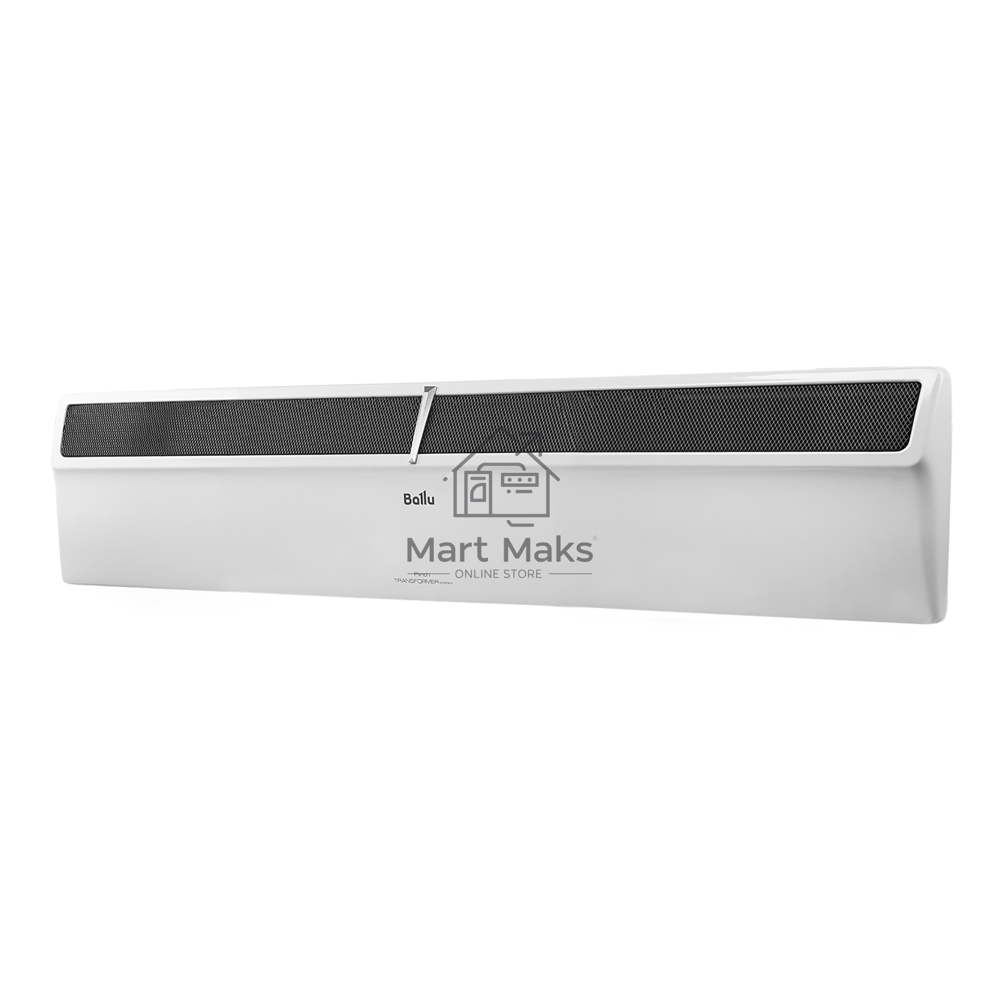 Комплект Ballu Plinth Transformer BEC/PL-2000-4E с блоком управления, белый, 2000 Вт, 25 м2, дисплей, термостат