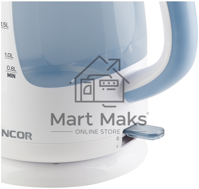 Чайник электрический Sencor SWK 2510WH пластик, 2,5 л, 2200 Вт, белый