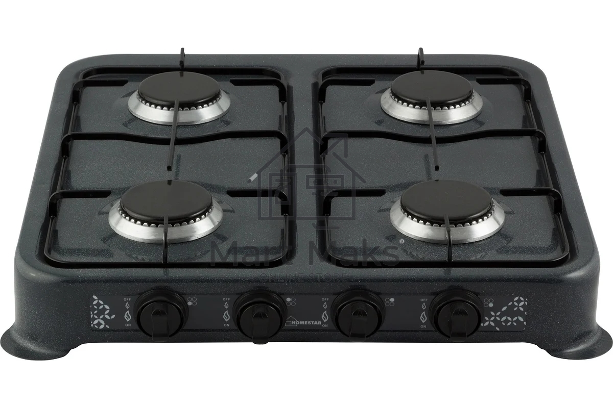 Плитка газовая HOMESTAR HS-1204 4-конфорочная (003701)