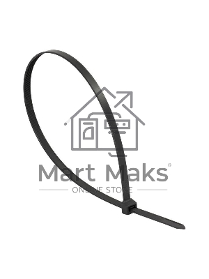 Хомут EKF PROxima P6.6 стандартный (ч), 4.8x450 (100шт) FlexLock