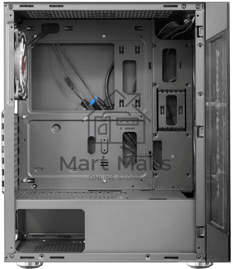 Компьютерный корпус Ginzzu CL280 FAN 12CM RGb*4 USB3.0 Window