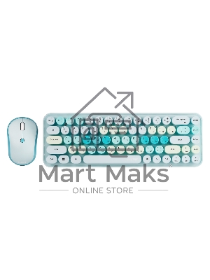 Комплект клавиатуры + мышь Smartbuy (SBC-676390AG-T) 676390 бирюзовый