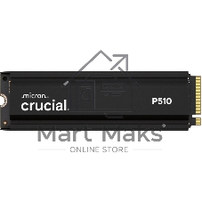 Накопитель SSD Crucial P510 1Tb PCIe Gen5 NVMe 2280 M.2 SSD with heatsink CT1000P510SSD5 Накопитель SSD Crucial P510 1Tb PCIe Gen5 NVMe 2280 M.2 SSD with heatsink CT1000P510SSD5