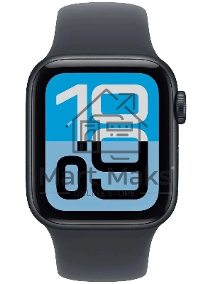 Смарт-часы Apple Watch SE 3 2025 A3325 44мм OLED корп.темная ночь Sport Band рем.темная ночь разм.брасл.:M/L (MEHQ4LW/A)