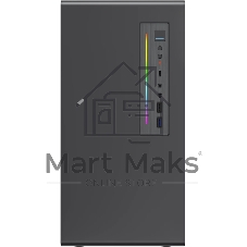 Корпус Foxline FL-728TG-U3C, Mini-Tower, чёрный