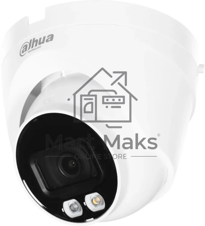 Камера видеонаблюдения Dahua DH-IPC-HDW1239VP-A-IL-0280B, IP, 2 Мп, 2.8 мм, белая