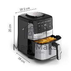 Аэрогриль Tefal Easy Fry Silence EY552DE0 серебристый
