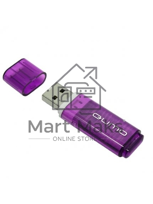 Флешка USB 2.0 QUMO 8Gb, Optiva 01 фиолетовый QM8GUD-OP1-violet