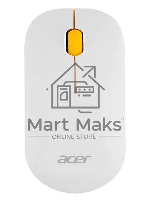 Мышь беспроводная Acer OMR200 желтый, 1200 dpi, радиоканал, USB, кнопки - 3