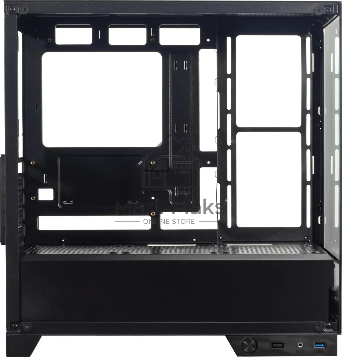 Компьютерный корпус AeroCool / Formula Cristal Z1M черный без БП mATX 2xUSB2.0 1xUSB3.0 audio bott PSU