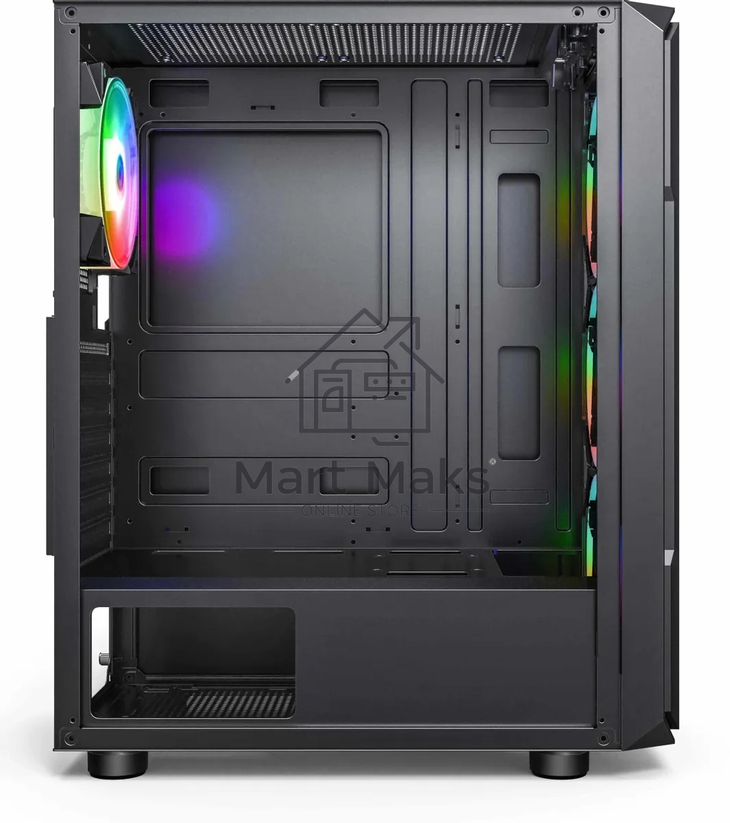 Компьютерный корпус Accord 3338 черный без БП ATX 1xUSB2.0 1xUSB3.0 1xUSB3.1 audio bott PSU