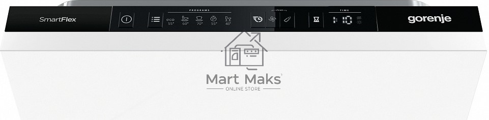 Встраиваемая посудомоечная машина Gorenje GV563E11, черный, 44.8 см, 10 компл., 47 дБ, класс A++