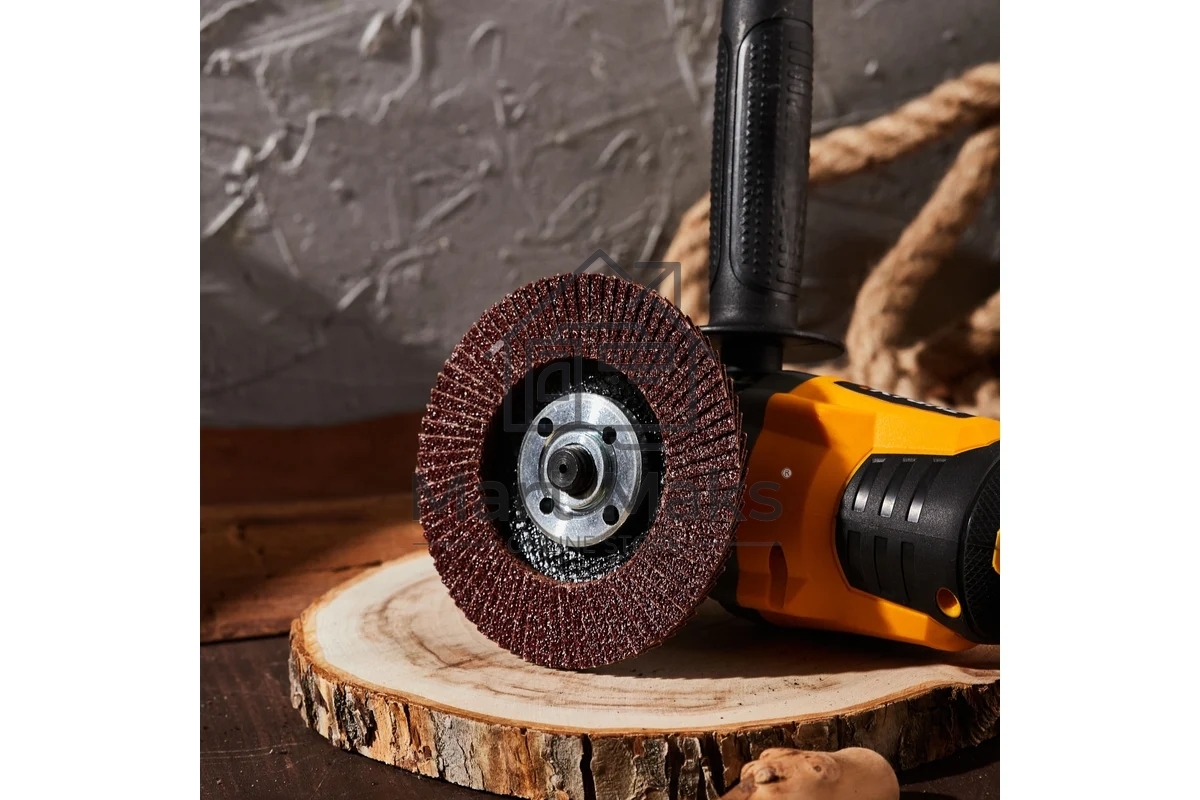 Круг лепестковый торцевой KRANZ KR-90-0004 P24, 115х22,2 мм