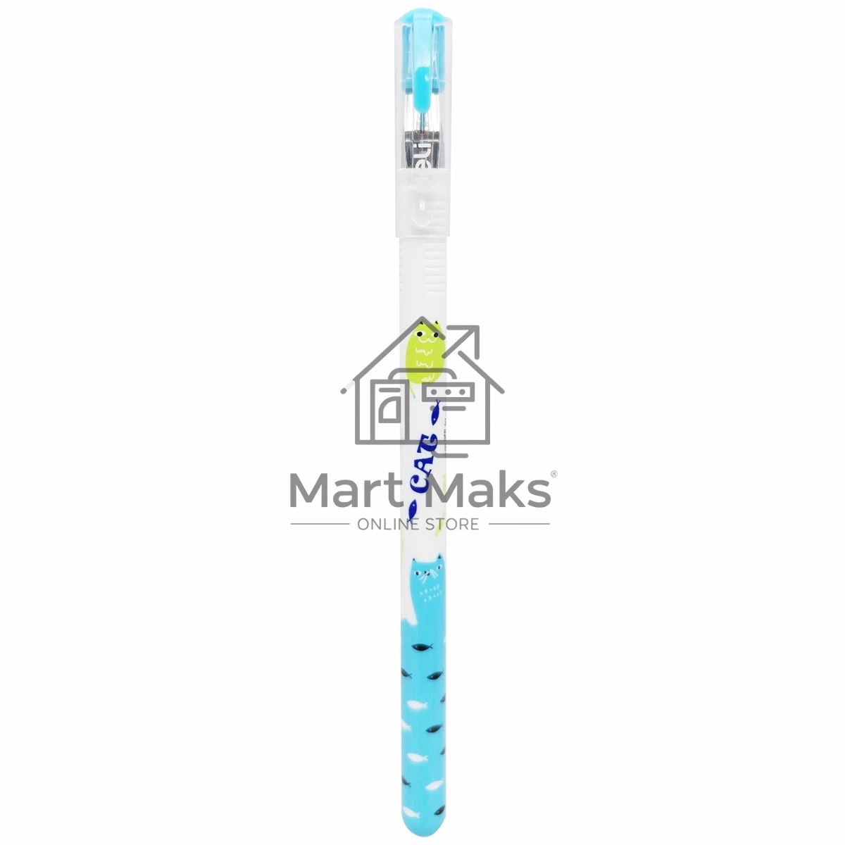 Ручка гелевая Deli EG81-BL ассорти, синие чернила, линия 0.5мм