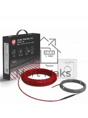 Кабель нагревательный Royal Thermo RTDC 2-17-600 (комплект с терморегулятором RTO-16)