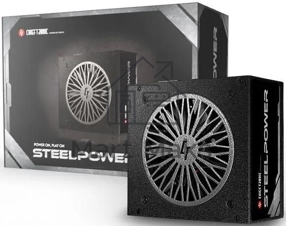 Блок питания Chieftec SteelPower BDK-750FC, 750Вт, 80 PLUS Bronze, 120мм, модульный, черный