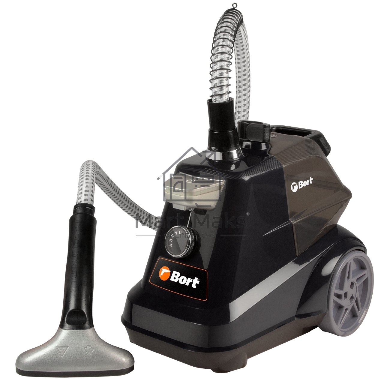 Отпариватель Bort Comfort + Black Edition черный, 2350 Вт, 70 г/мин, 3000 мл